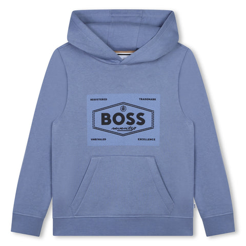 BOSS Boys Blue Hoodie