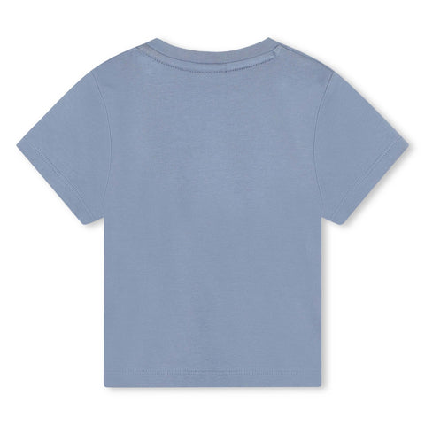 BOSS Boys Blue Short Sleeve T-shirt