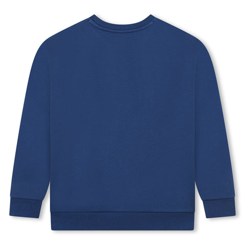 BOSS Boys Blue Sweatshirt