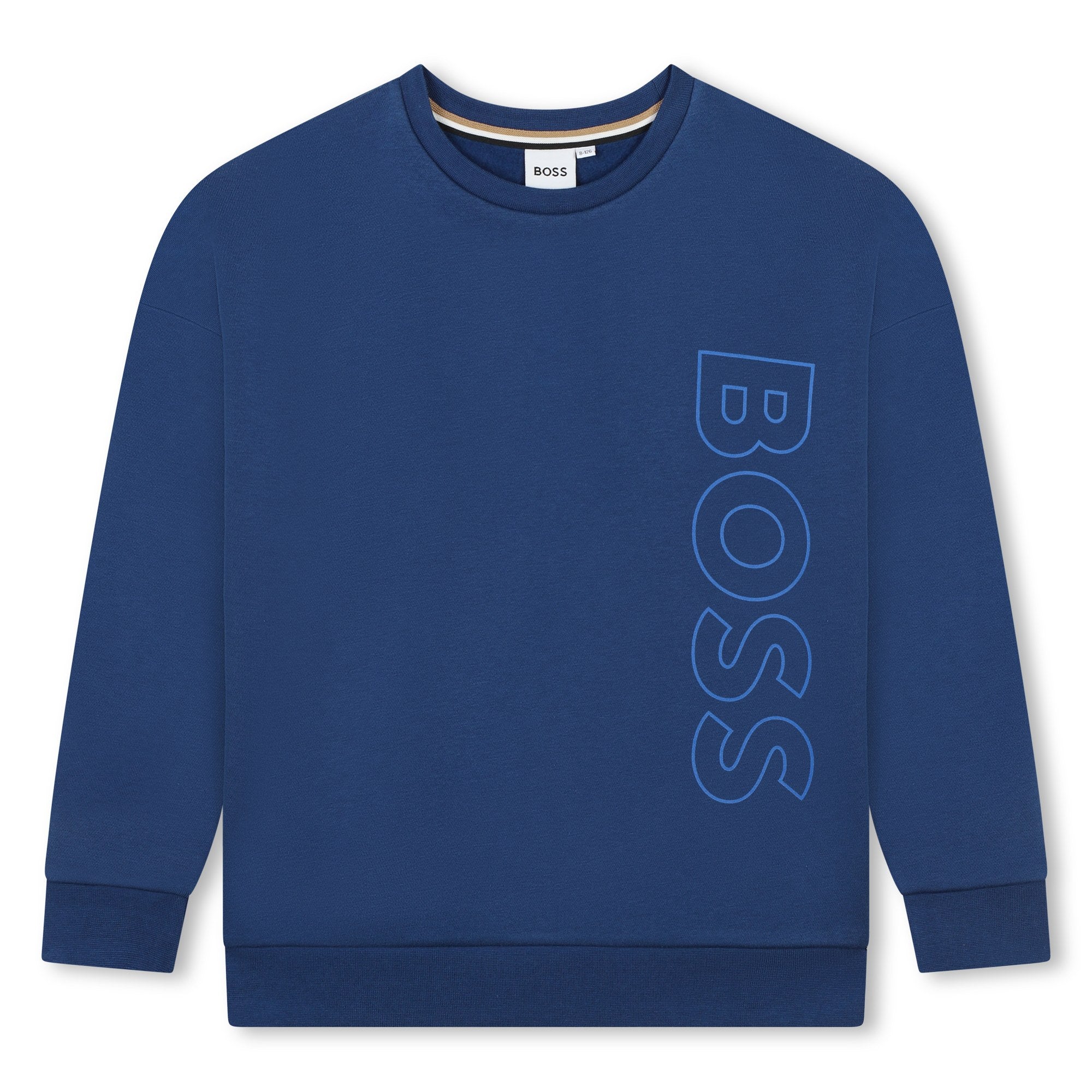 BOSS Boys Blue Sweatshirt