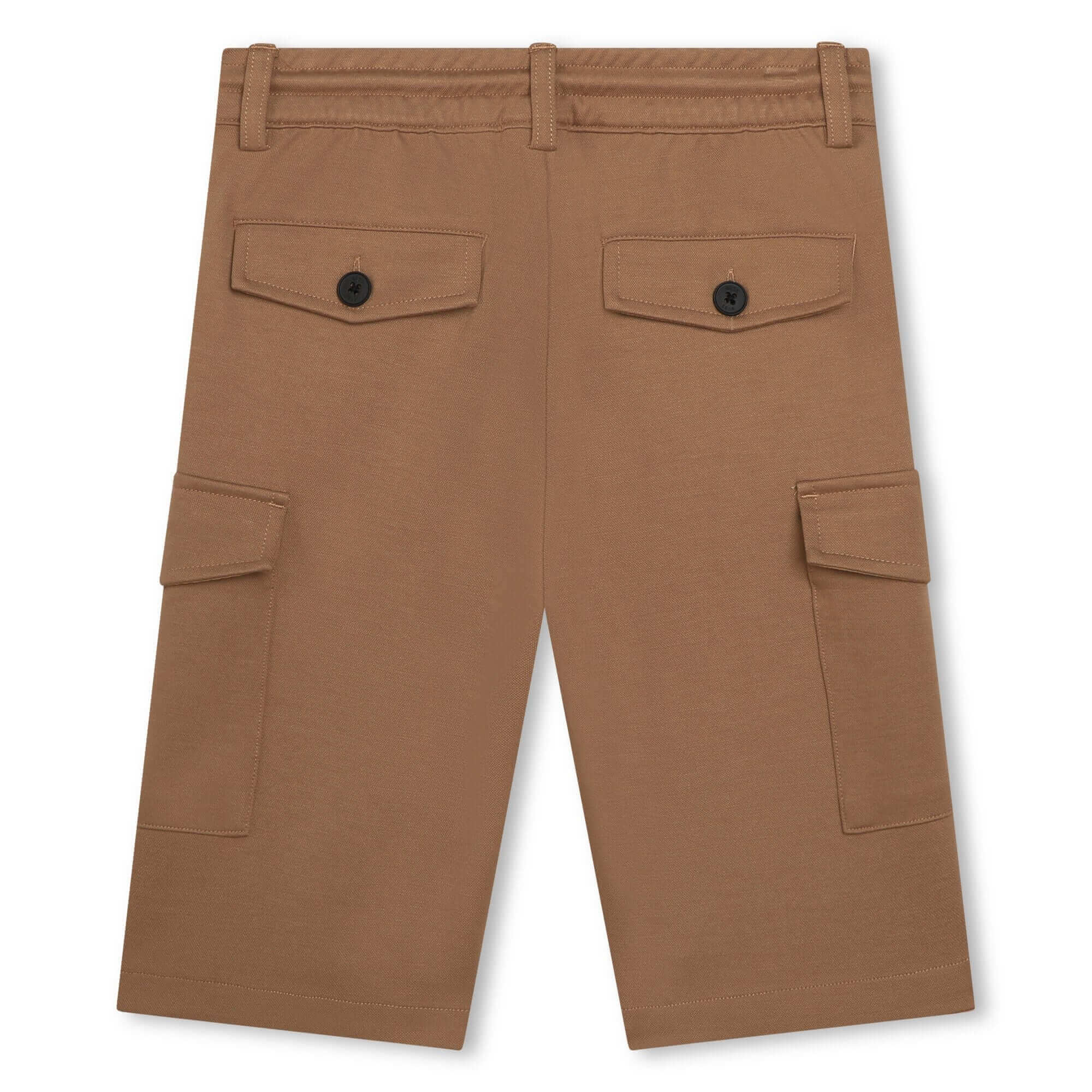BOSS Boys Brown Cargo Shorts