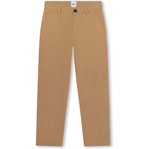 BOSS Boys Brown Trousers