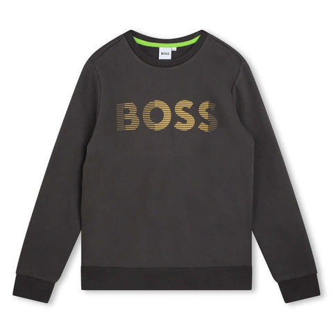 BOSS Boys Grey Sweatshirt