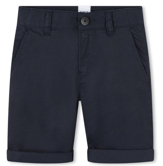 Boys Navy Chino Shorts