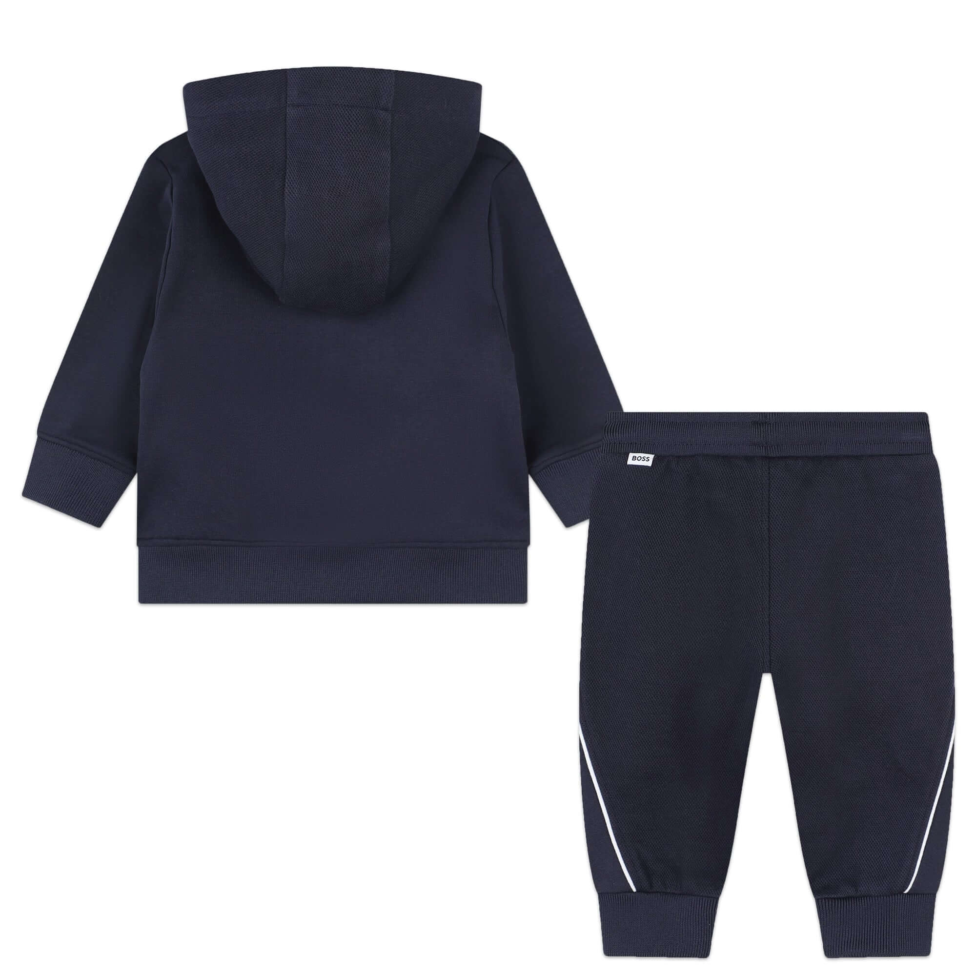 BOSS Boys Navy Tracksuit