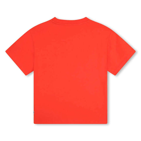 BOSS Boys Orange Logo Short Sleeve T-Shirt