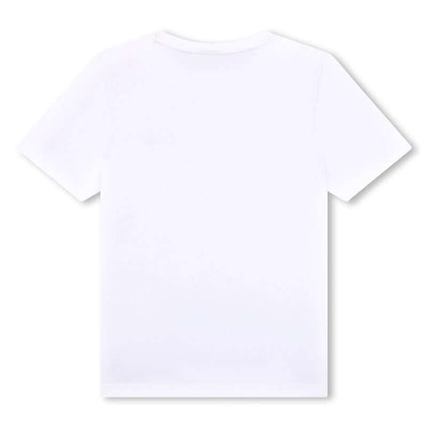 BOSS Boys White Short Sleeve T-Shirt