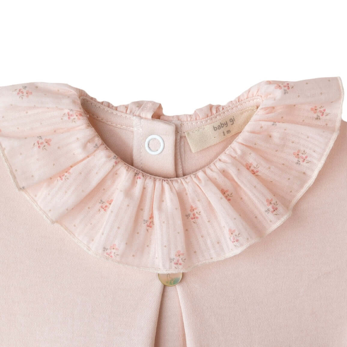 Baby Gi Baby Girls Peach Flower Set