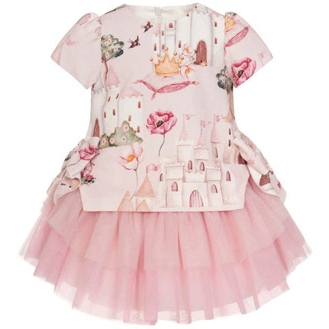 Balloon Chic Girls Tulle Fairy Castle Dress