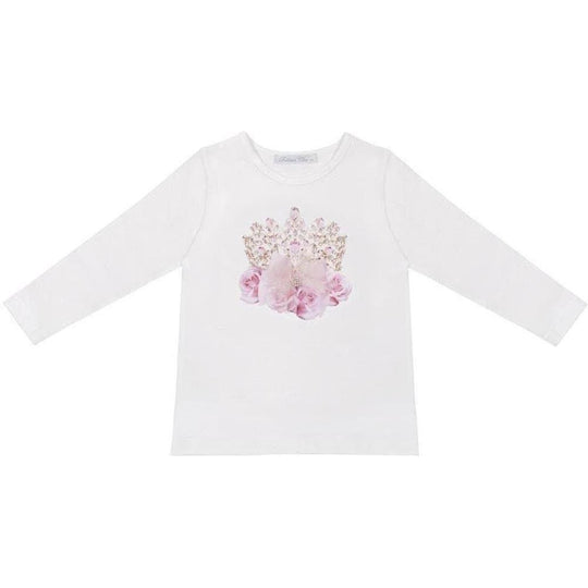 Girls White Fairytale T-shirt