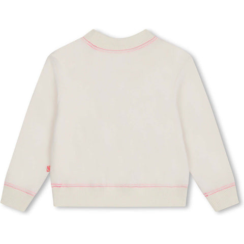 Billieblush Girls Cream Unicorn Sweatshirt