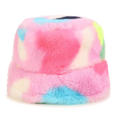 Billieblush Girls Faux Fur Bucket Hat