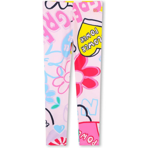 Billieblush Girls Graffiti Leggings