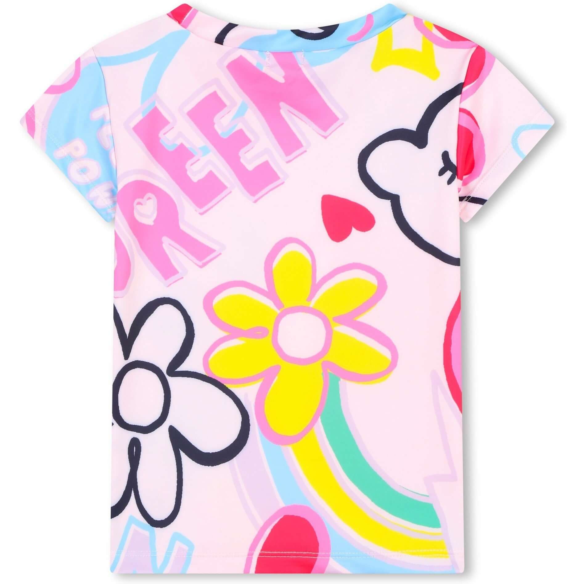 Billieblush Girls Graffiti Top