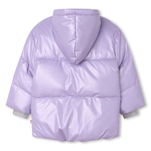 Billieblush Girls Lilac Puffer Coat