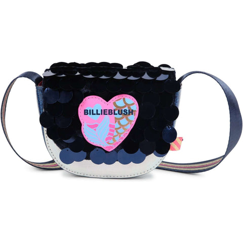 Billieblush Girls Navy Sequin Bag