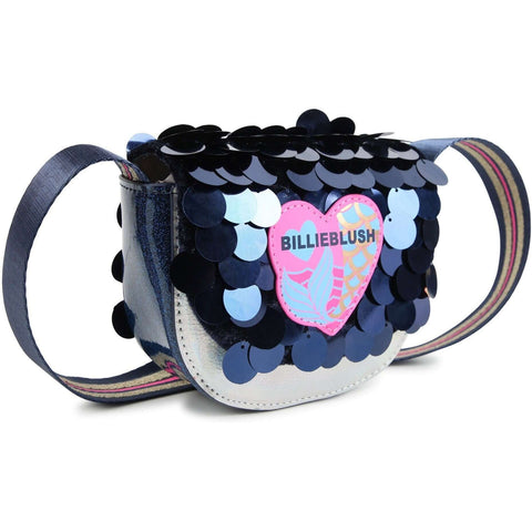 Billieblush Girls Navy Sequin Bag