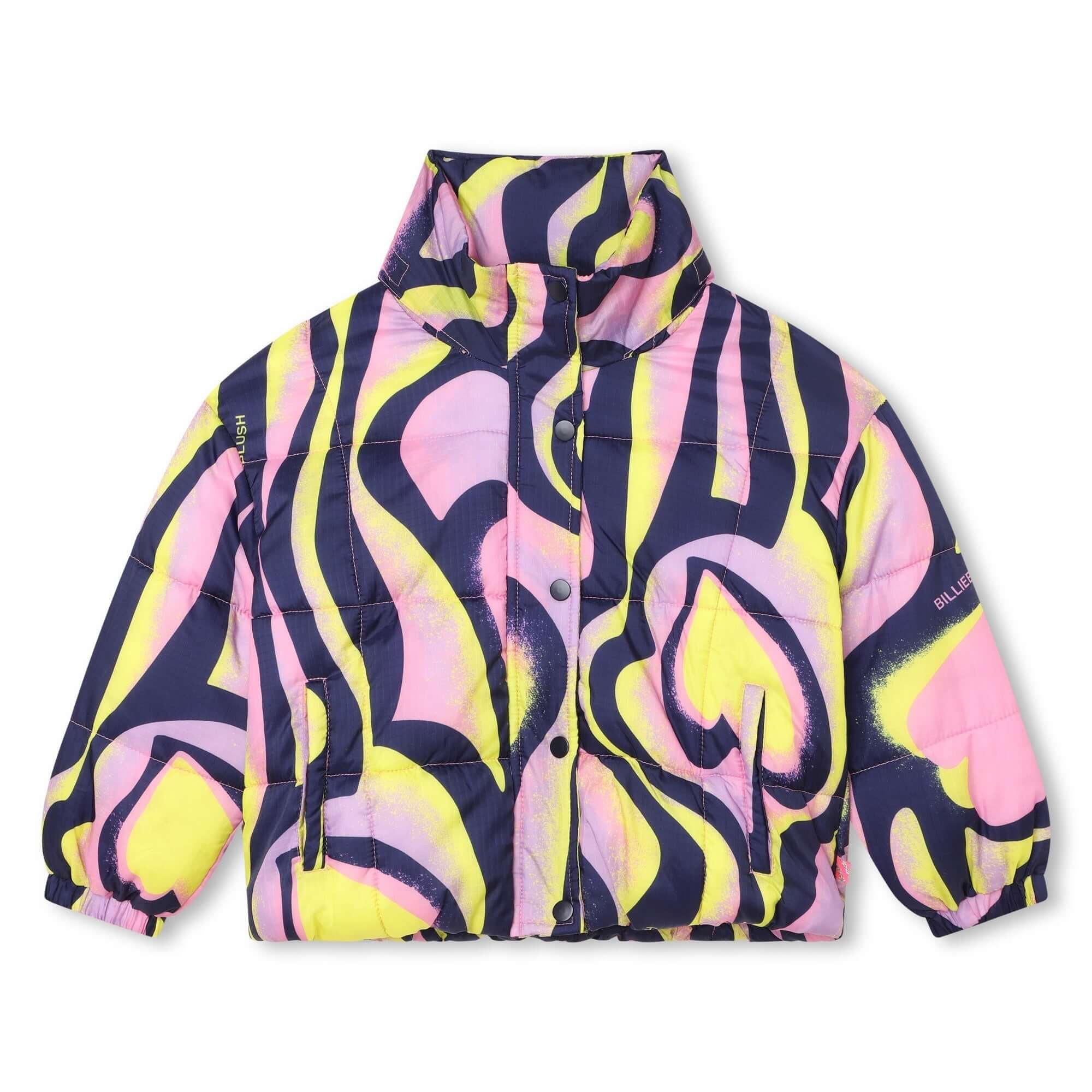 Billieblush Girls Pattern Puffer Jacket