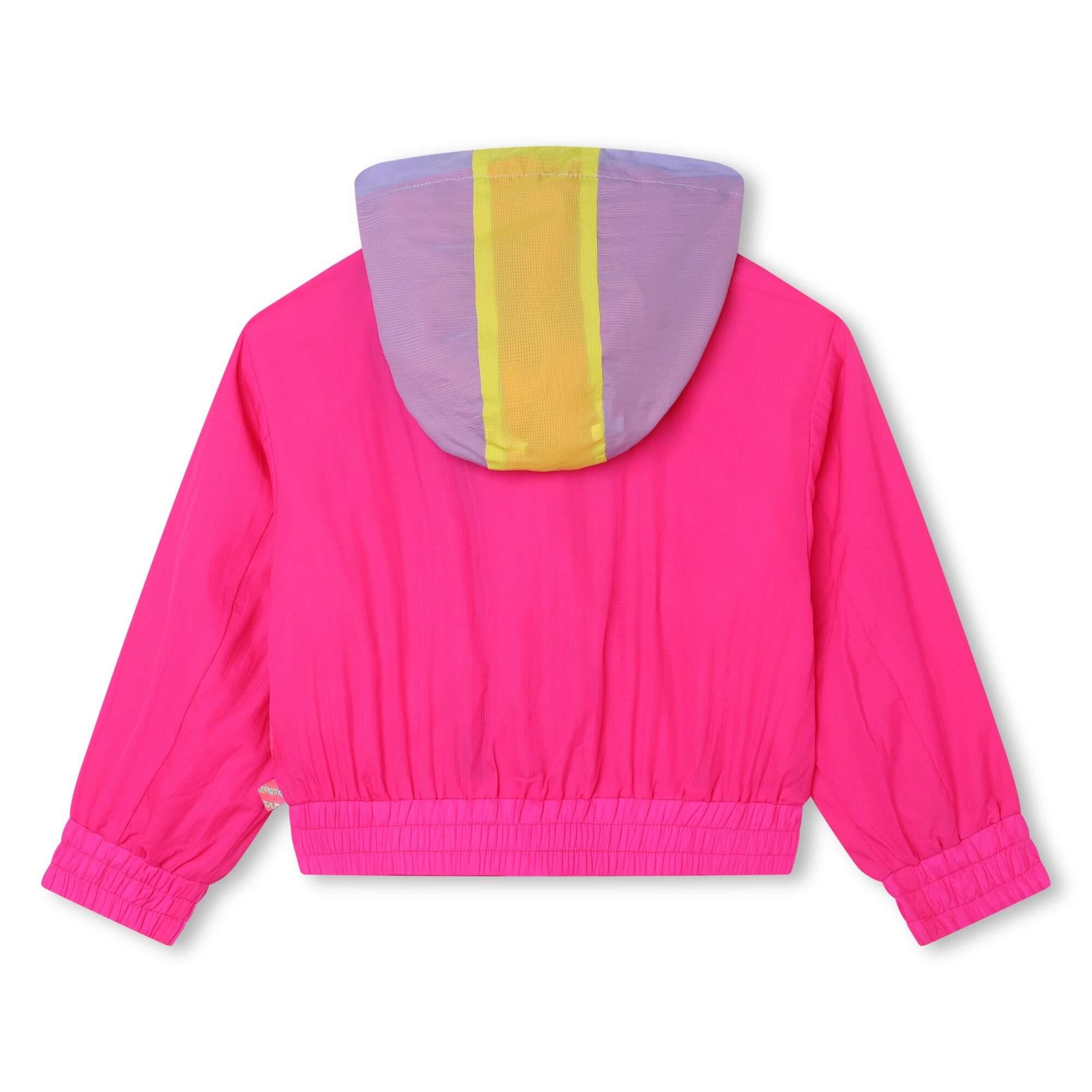 Billieblush Girls Pink Hooded Windbreaker