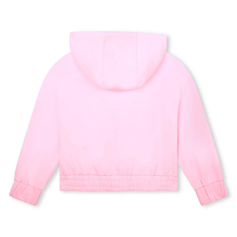 Billieblush Girls Pink Logo Graphic Hoodie