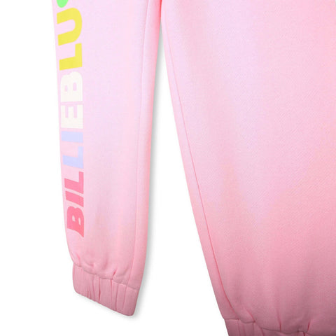 Billieblush Girls Pink Logo Jogging Bottoms