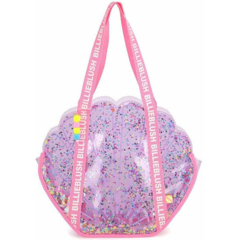 Billieblush Girls Purple Shell Confetti Bag