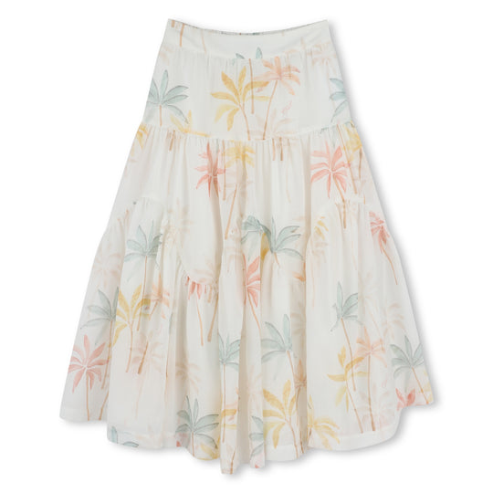 Girls Multicoloured Long Skirt