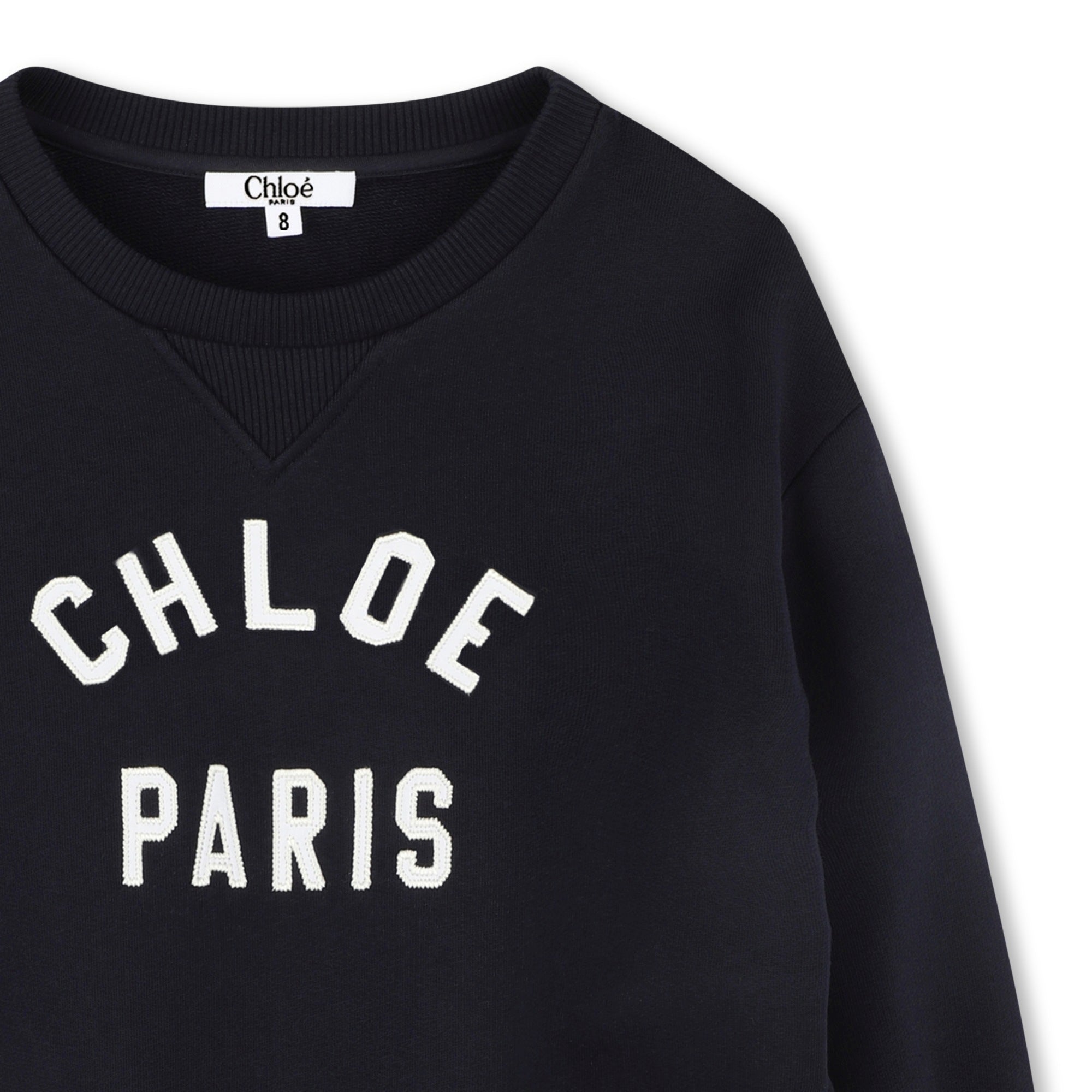 Chloe Girls Navy Logo Sweatshirt