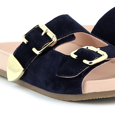 Chloe Girls Navy Sandals