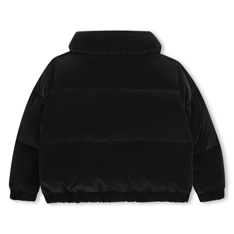 Girls Black Puffer Jacket