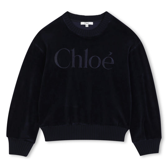 Girls Navy Sweatshirt