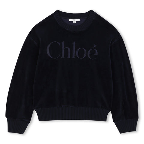 Girls Navy Sweatshirt