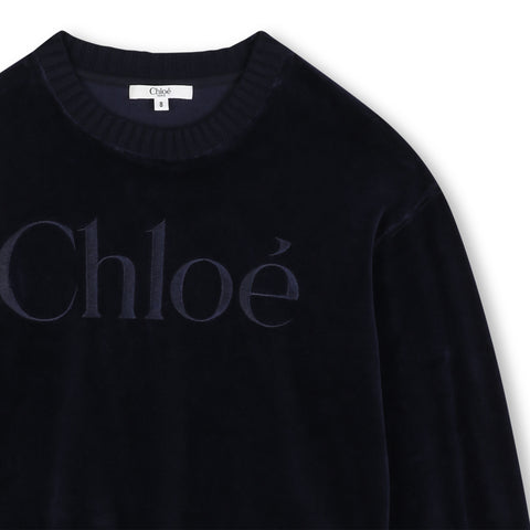 Girls Navy Sweatshirt