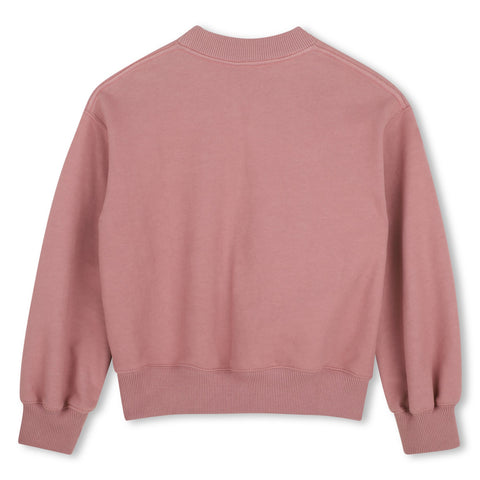 Girls Vintage Rose Heart Logo Sweatshirt