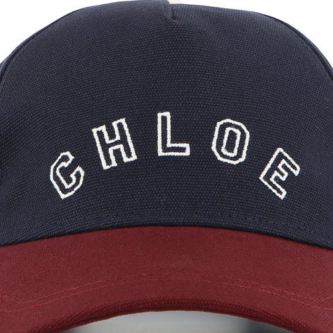 Girls Navy Logo Cap