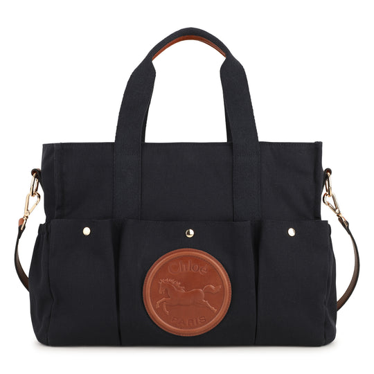 Girls Navy Changing Bag