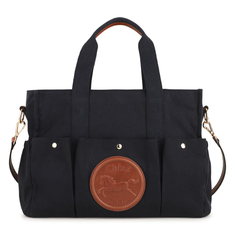 Girls Navy Changing Bag