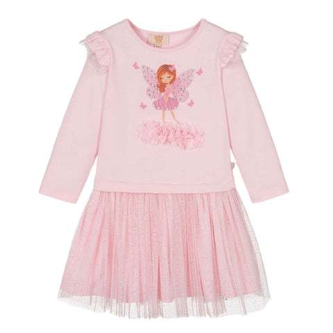 Caramelo Kids Girls Pink Tulle Fairy Sparkle Dress