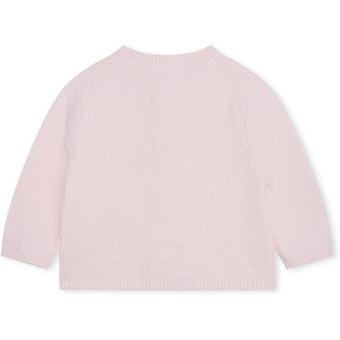 Carrement Beau Girls Pink Knitted Cardigan