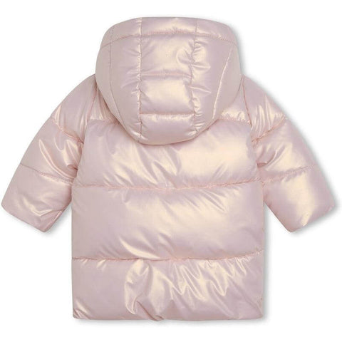 Carrement Beau Girls Pink Puffer Jacket