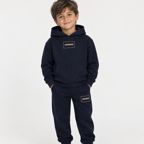 Missoni Boys Navy Logo Tracksuit