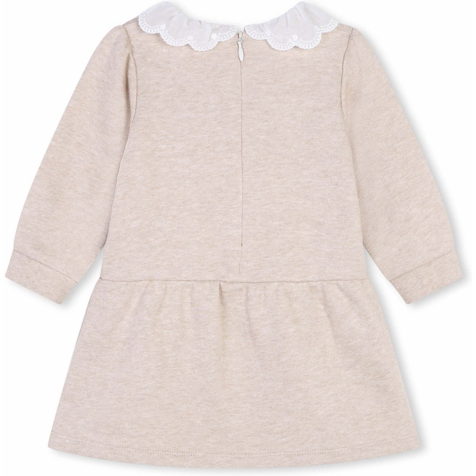 Chloe Baby Girls Organic Beige Dress