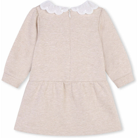 Chloe Baby Girls Organic Beige Dress