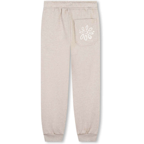 Chloe Girls Beige Organic Joggers