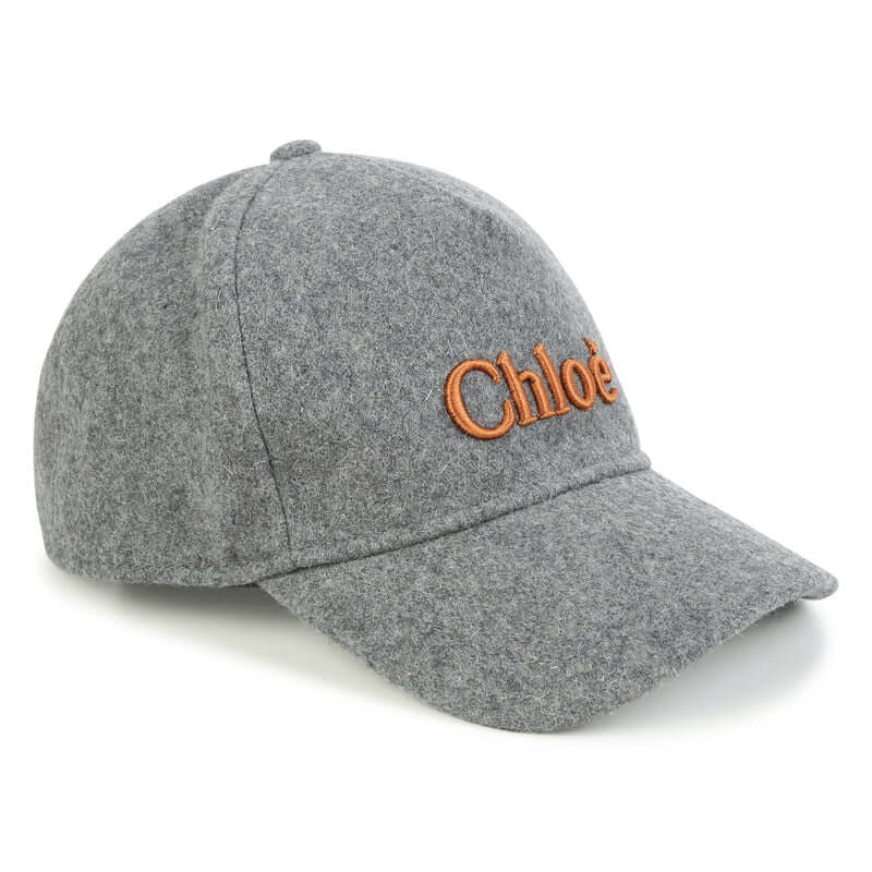 Chloe Girls Grey Wool Cap