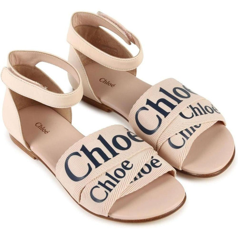 Chloe Girls Pale Pink Sandals