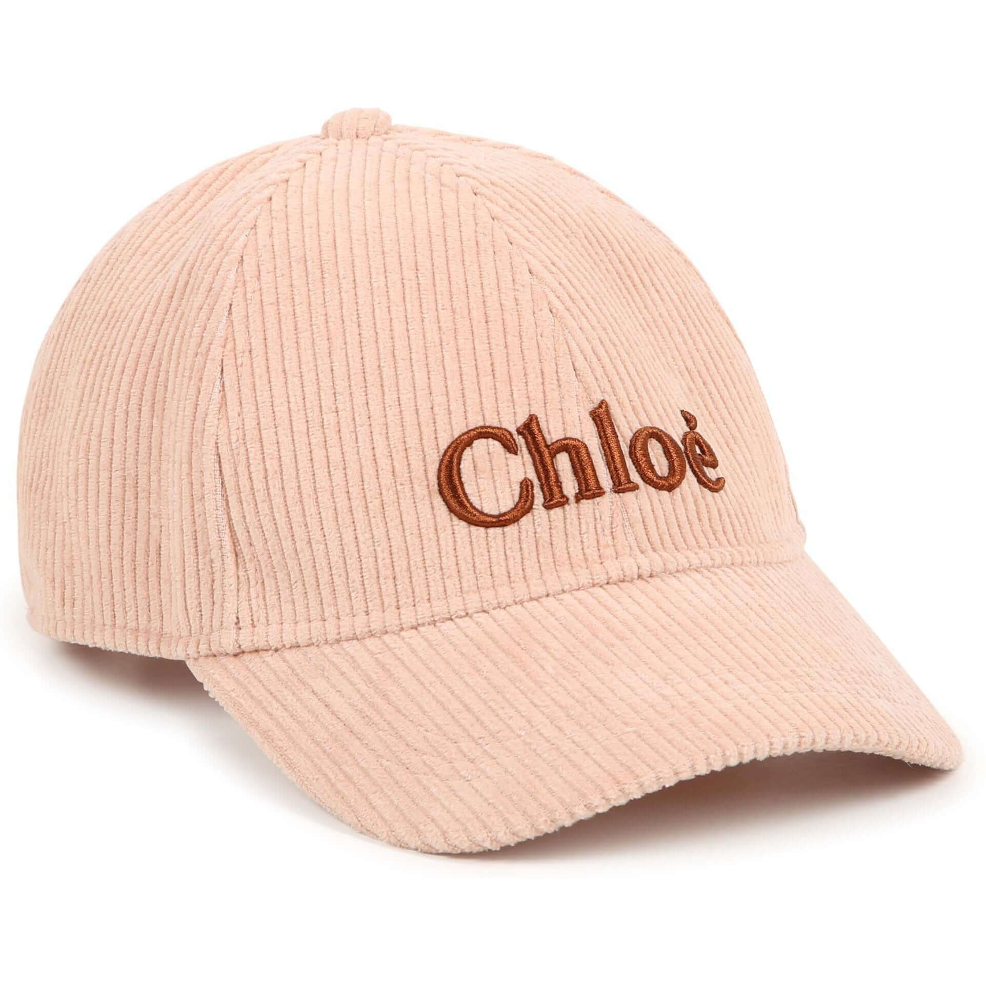 Chloe Girls Peach Corded Cap