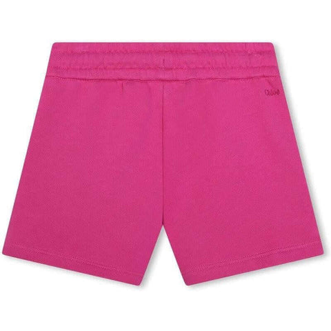 Chloe Girls Pink Eyelet Shorts