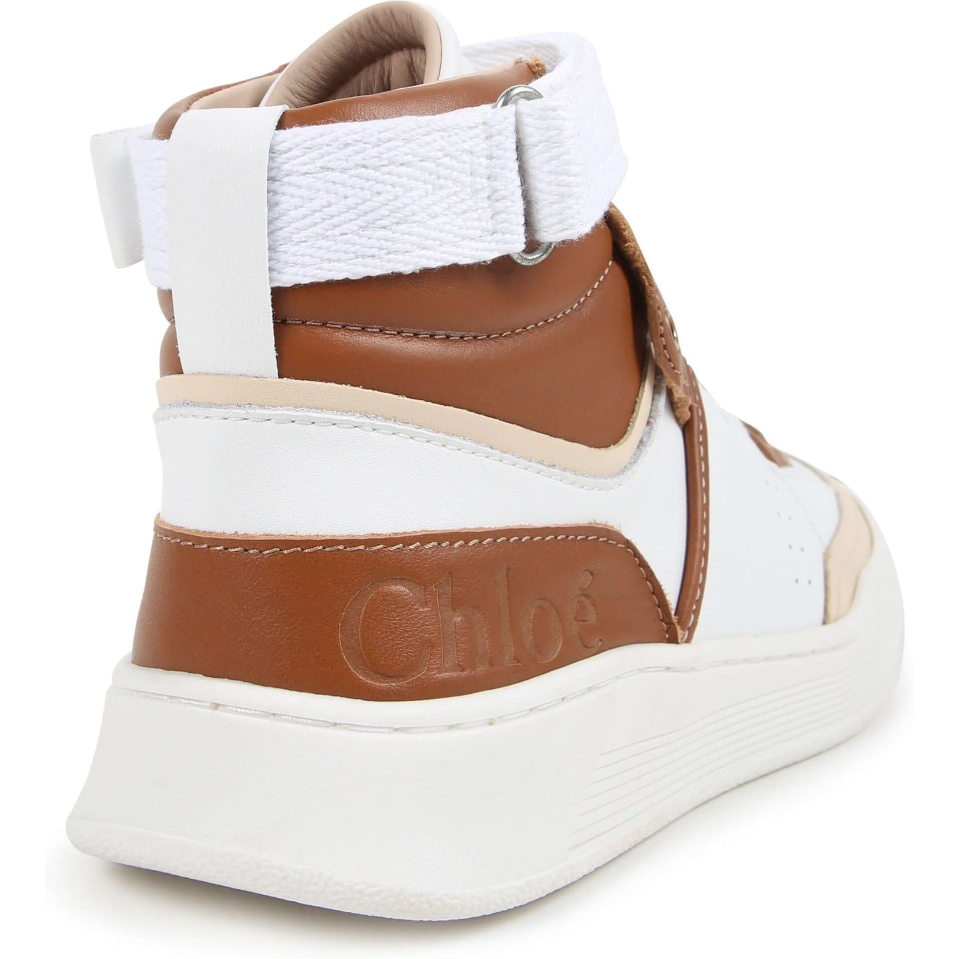 Chloe Girls White Trainers