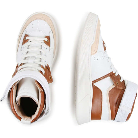 Chloe Girls White Trainers